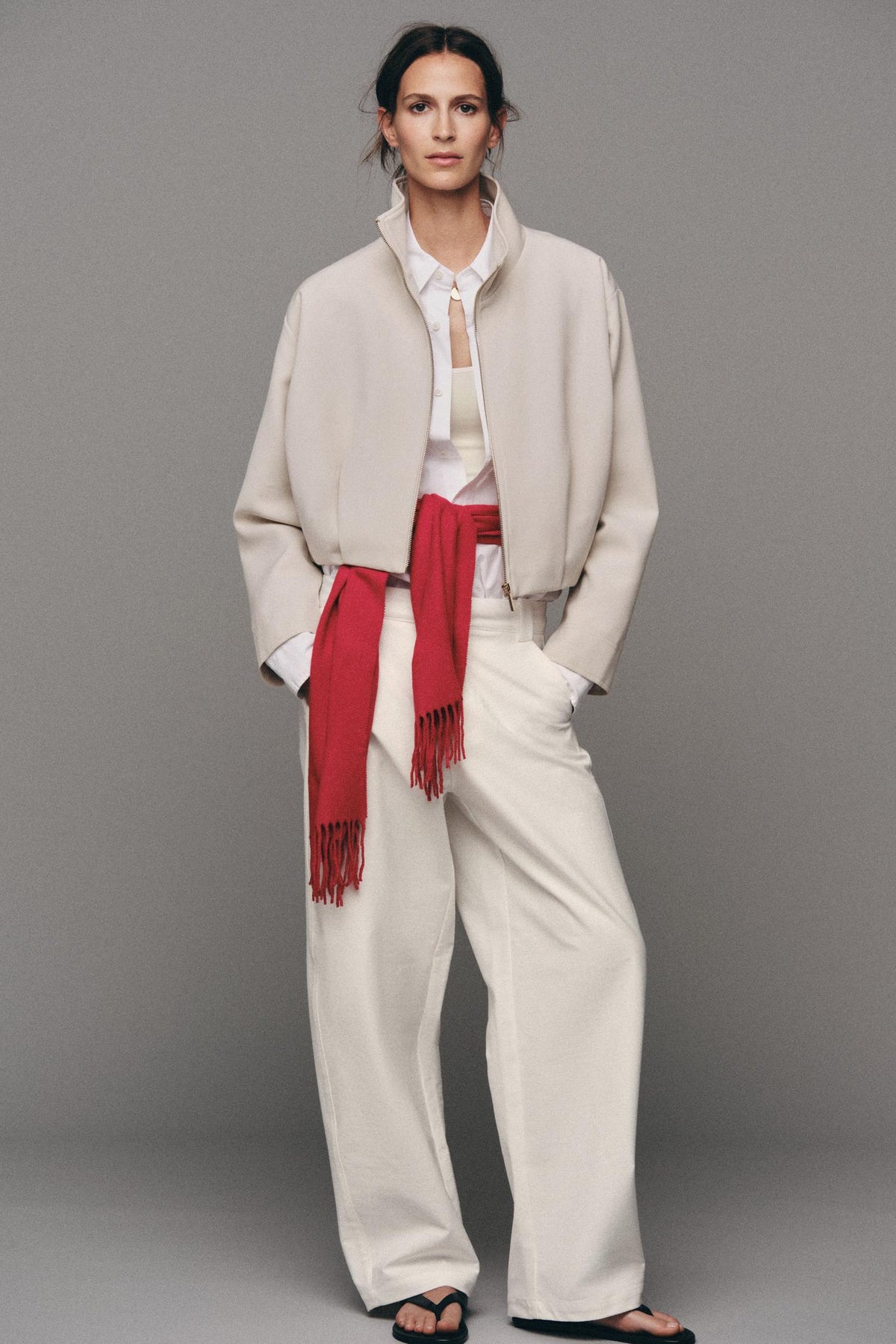 Stand Collar Bomber Jacket