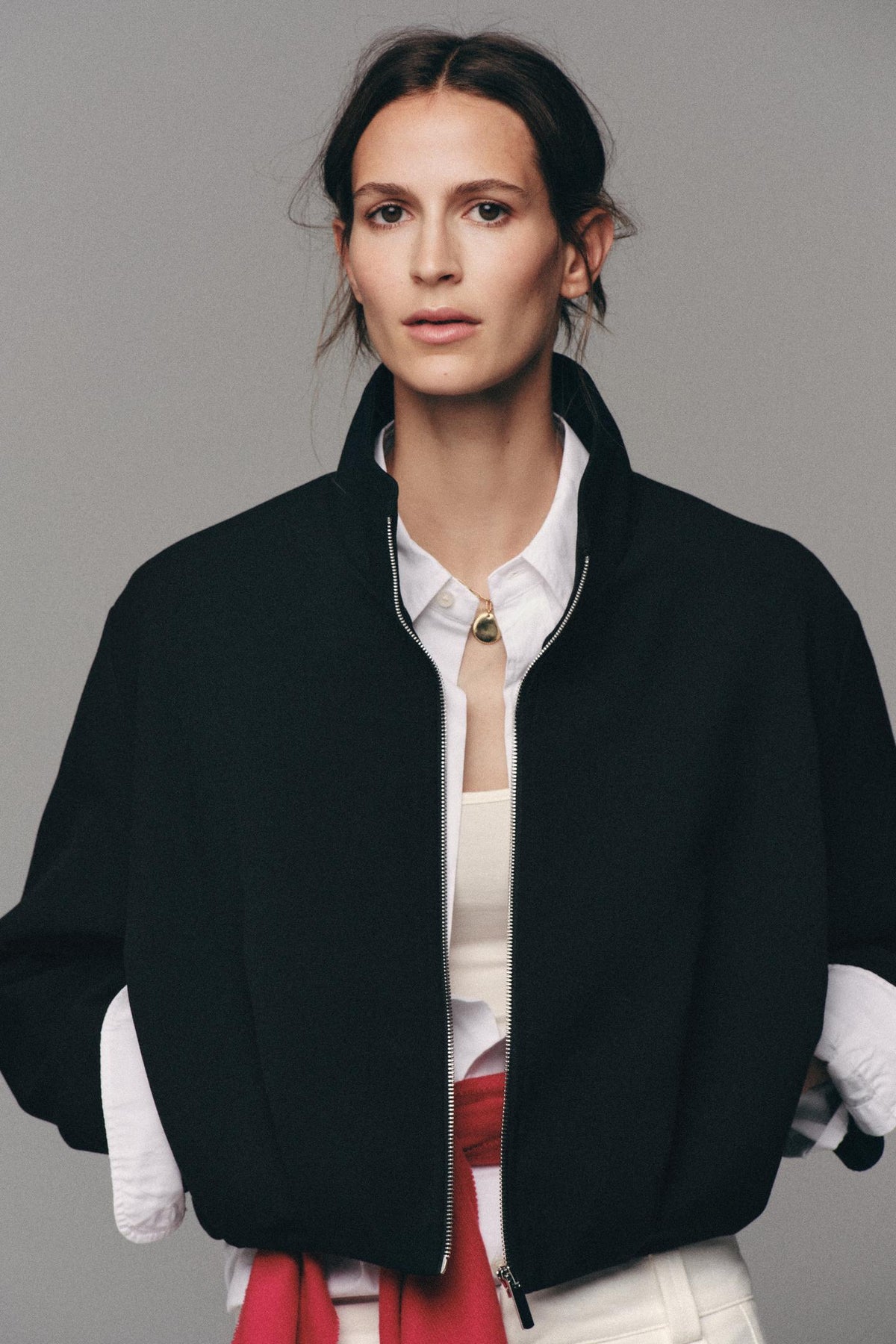 Stand Collar Bomber Jacket